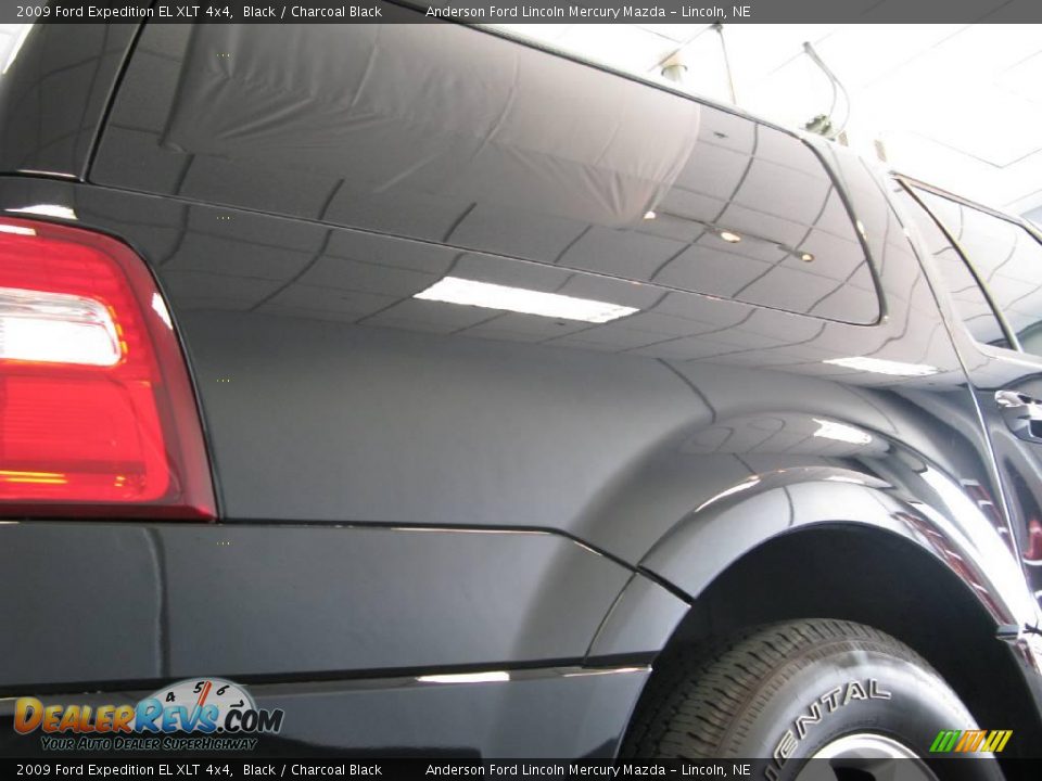 2009 Ford Expedition EL XLT 4x4 Black / Charcoal Black Photo #29