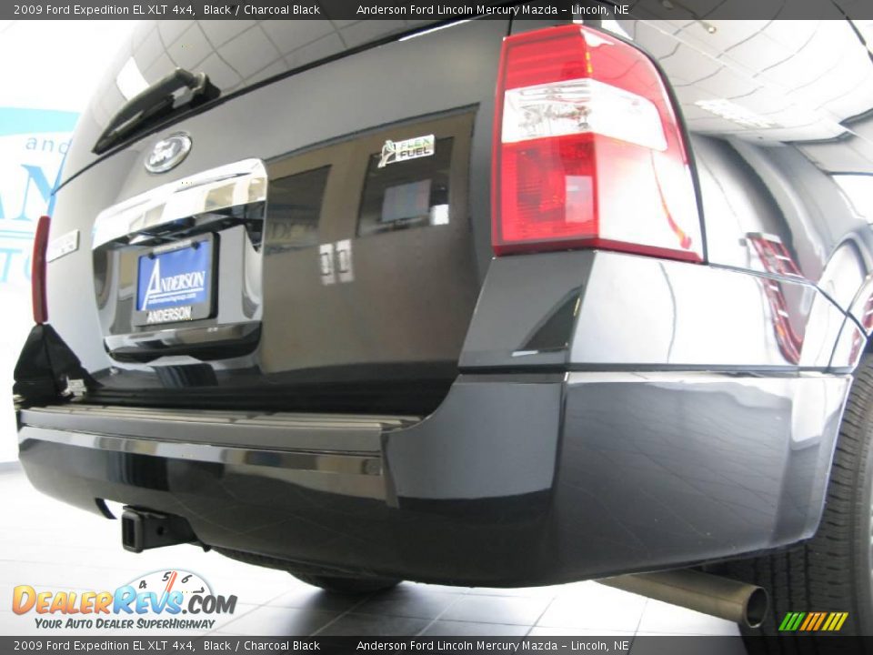 2009 Ford Expedition EL XLT 4x4 Black / Charcoal Black Photo #30