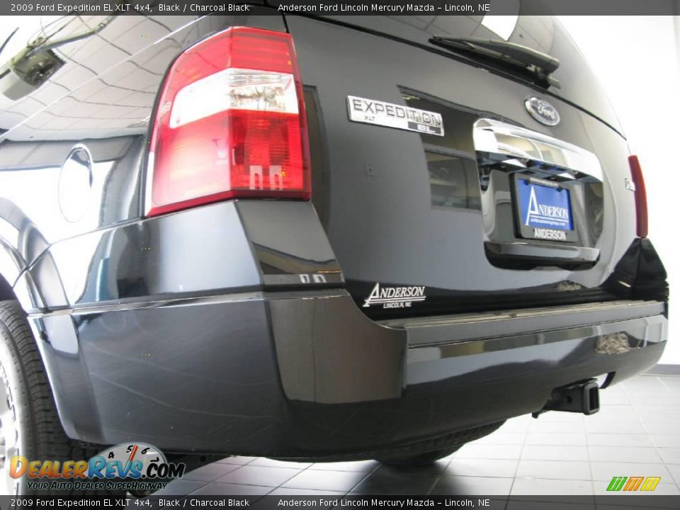 2009 Ford Expedition EL XLT 4x4 Black / Charcoal Black Photo #31