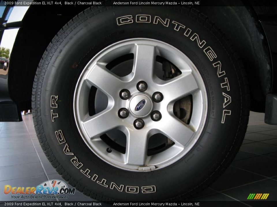 2009 Ford Expedition EL XLT 4x4 Black / Charcoal Black Photo #35