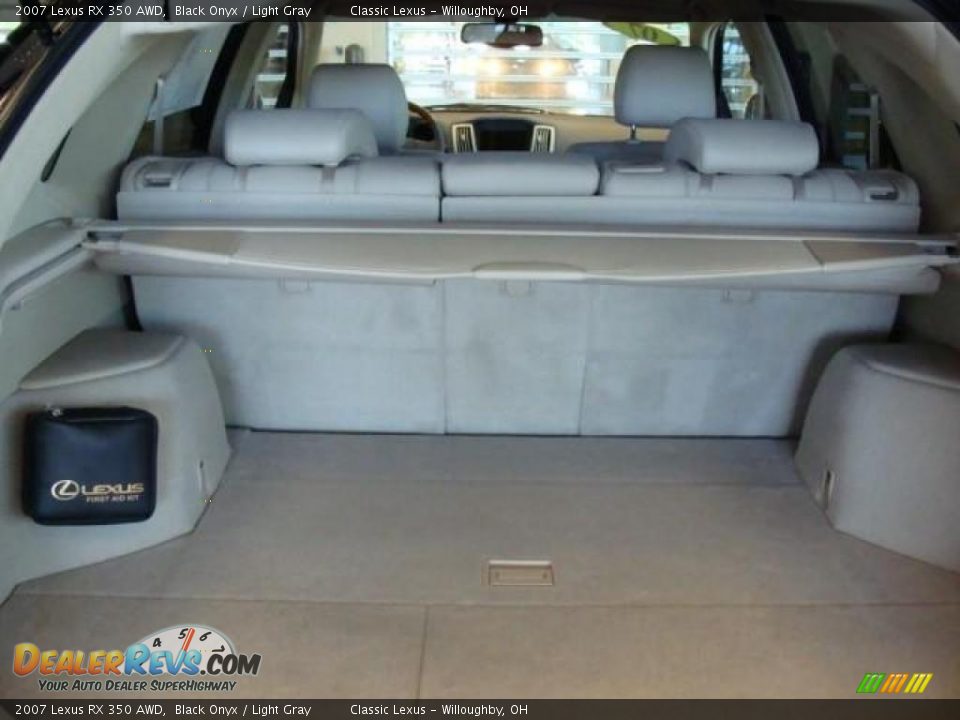 2007 Lexus RX 350 AWD Black Onyx / Light Gray Photo #4