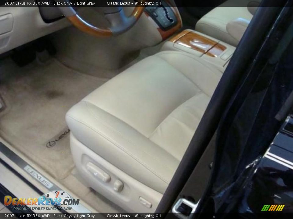 2007 Lexus RX 350 AWD Black Onyx / Light Gray Photo #6