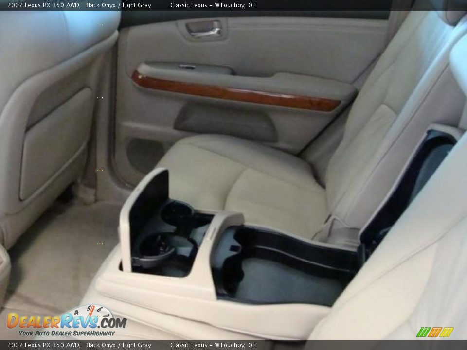 2007 Lexus RX 350 AWD Black Onyx / Light Gray Photo #18