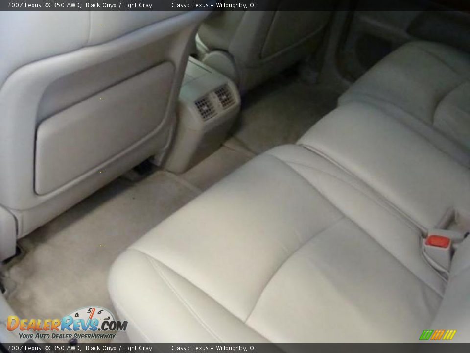 2007 Lexus RX 350 AWD Black Onyx / Light Gray Photo #19