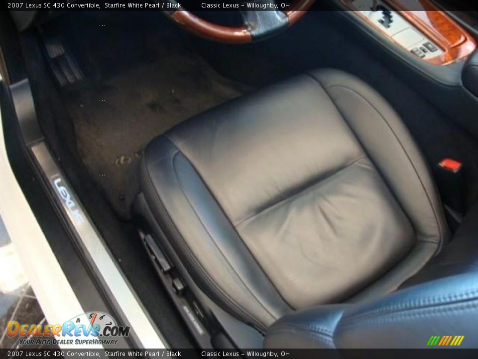 2007 Lexus SC 430 Convertible Starfire White Pearl / Black Photo #7