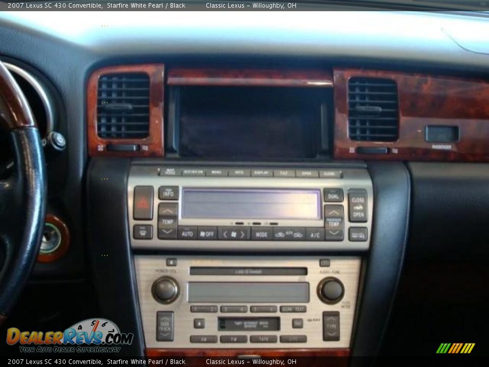 2007 Lexus SC 430 Convertible Starfire White Pearl / Black Photo #12