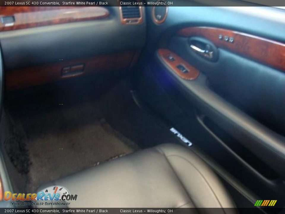 2007 Lexus SC 430 Convertible Starfire White Pearl / Black Photo #14