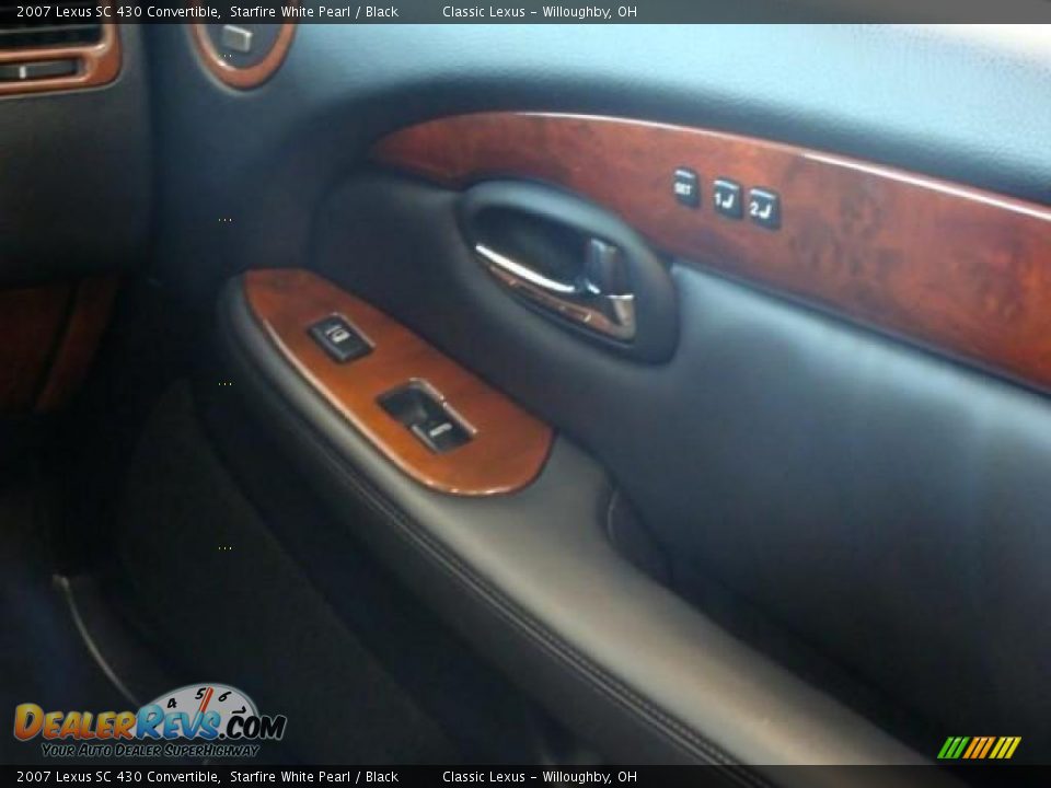 2007 Lexus SC 430 Convertible Starfire White Pearl / Black Photo #15