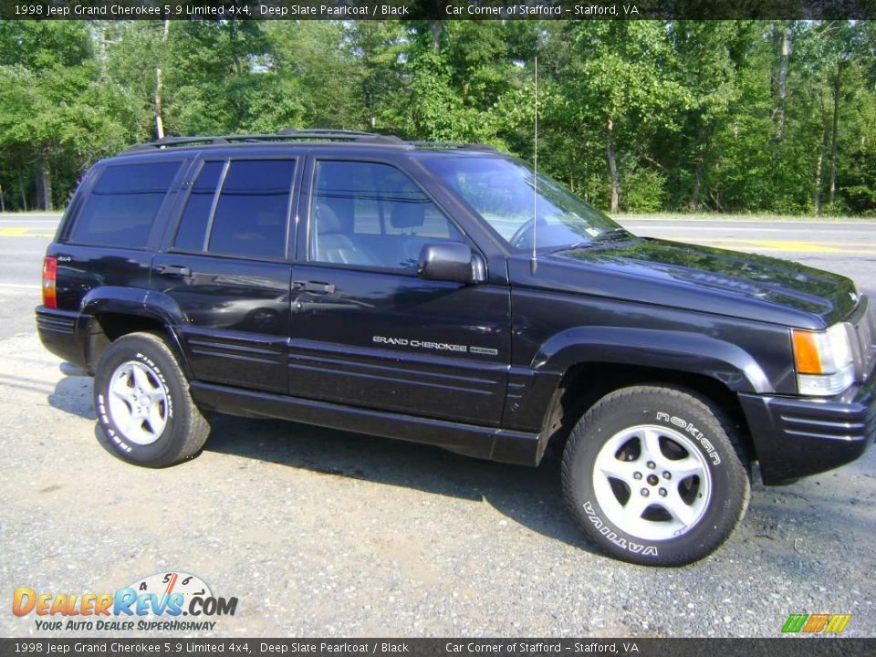 1998 Jeep Grand Cherokee 5.9 Limited 4x4 Deep Slate Pearlcoat / Black Photo #1