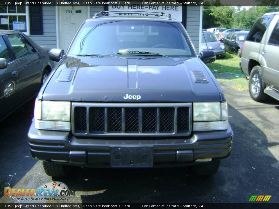 1998 Jeep Grand Cherokee 5.9 Limited 4x4 Deep Slate Pearlcoat / Black Photo #2