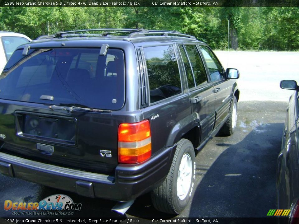 1998 Jeep Grand Cherokee 5.9 Limited 4x4 Deep Slate Pearlcoat / Black Photo #5