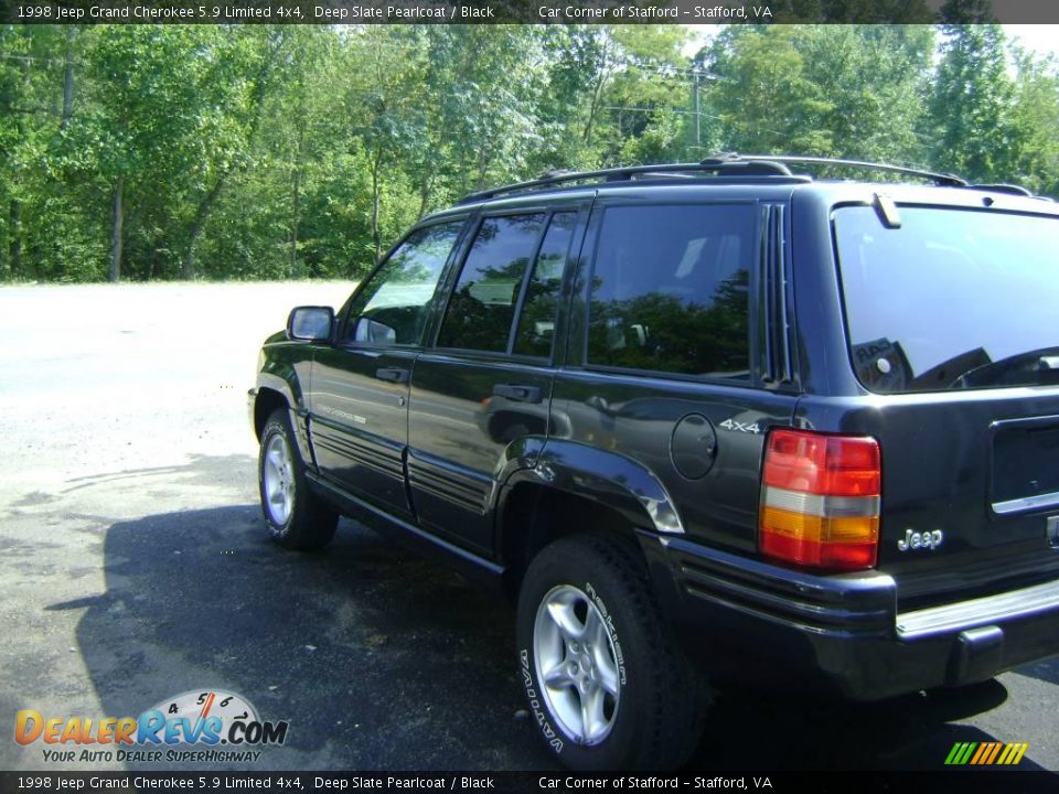 1998 Jeep Grand Cherokee 5.9 Limited 4x4 Deep Slate Pearlcoat / Black Photo #6