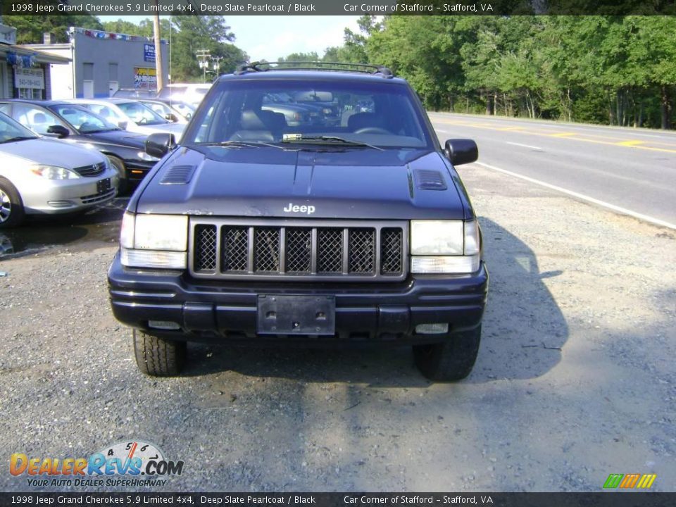 1998 Jeep Grand Cherokee 5.9 Limited 4x4 Deep Slate Pearlcoat / Black Photo #10