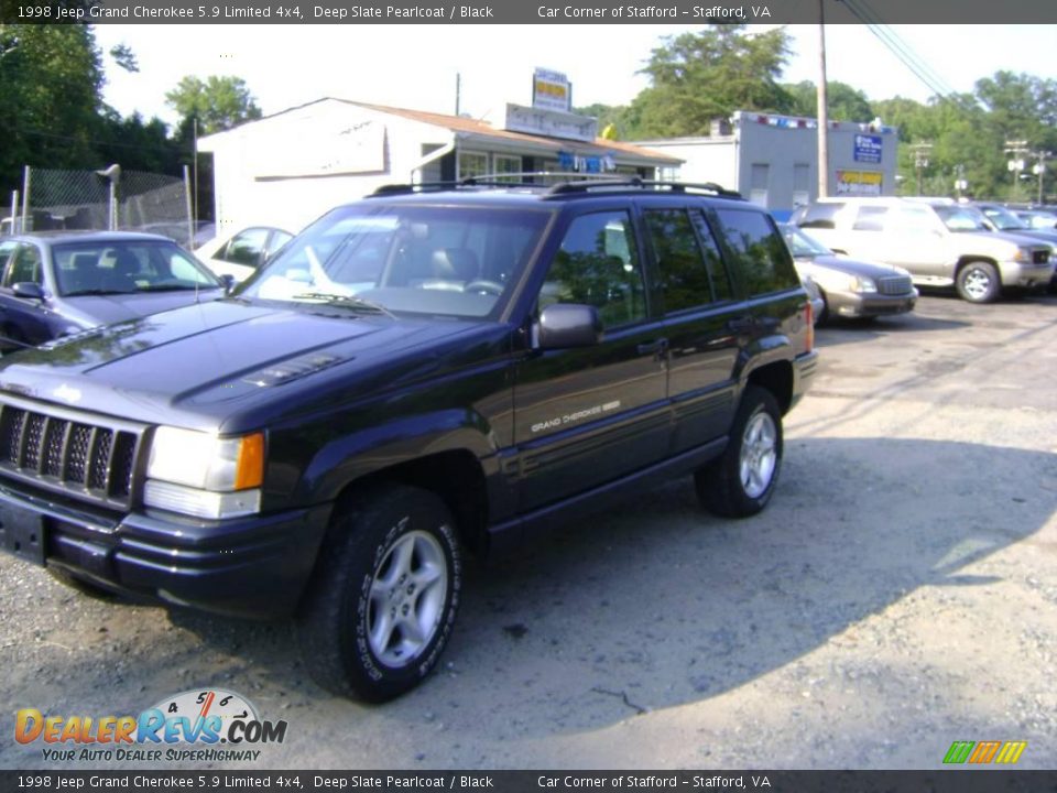 1998 Jeep Grand Cherokee 5.9 Limited 4x4 Deep Slate Pearlcoat / Black Photo #11