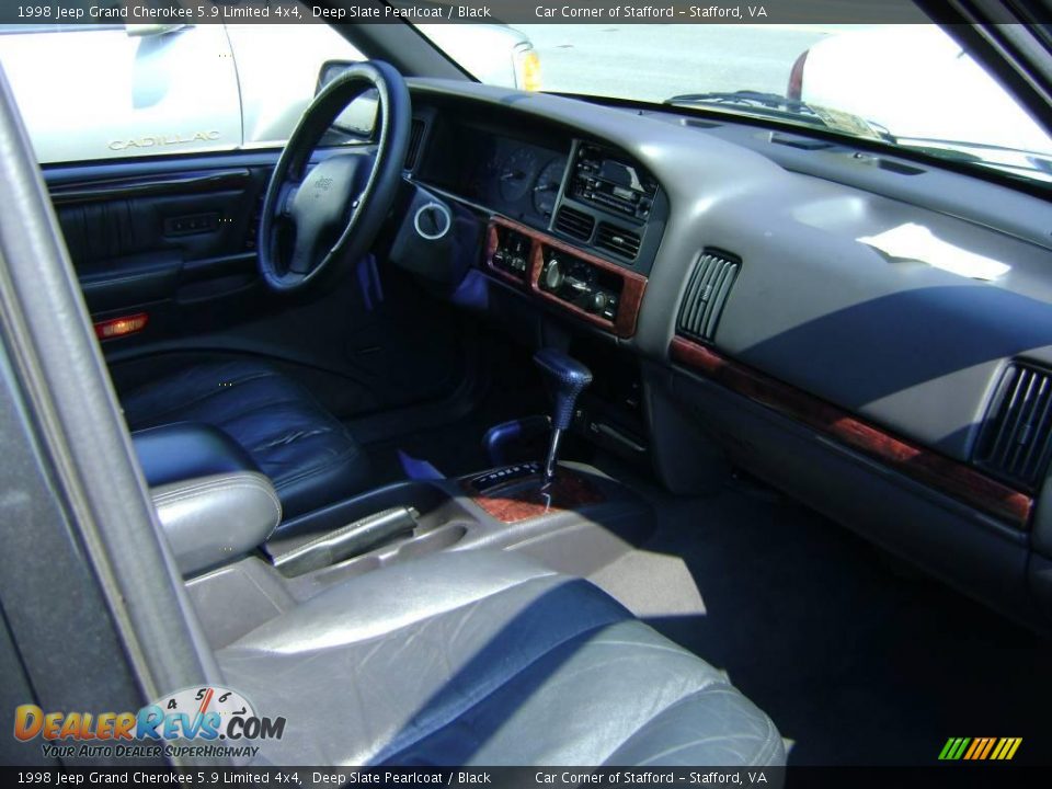 1998 Jeep Grand Cherokee 5.9 Limited 4x4 Deep Slate Pearlcoat / Black Photo #13
