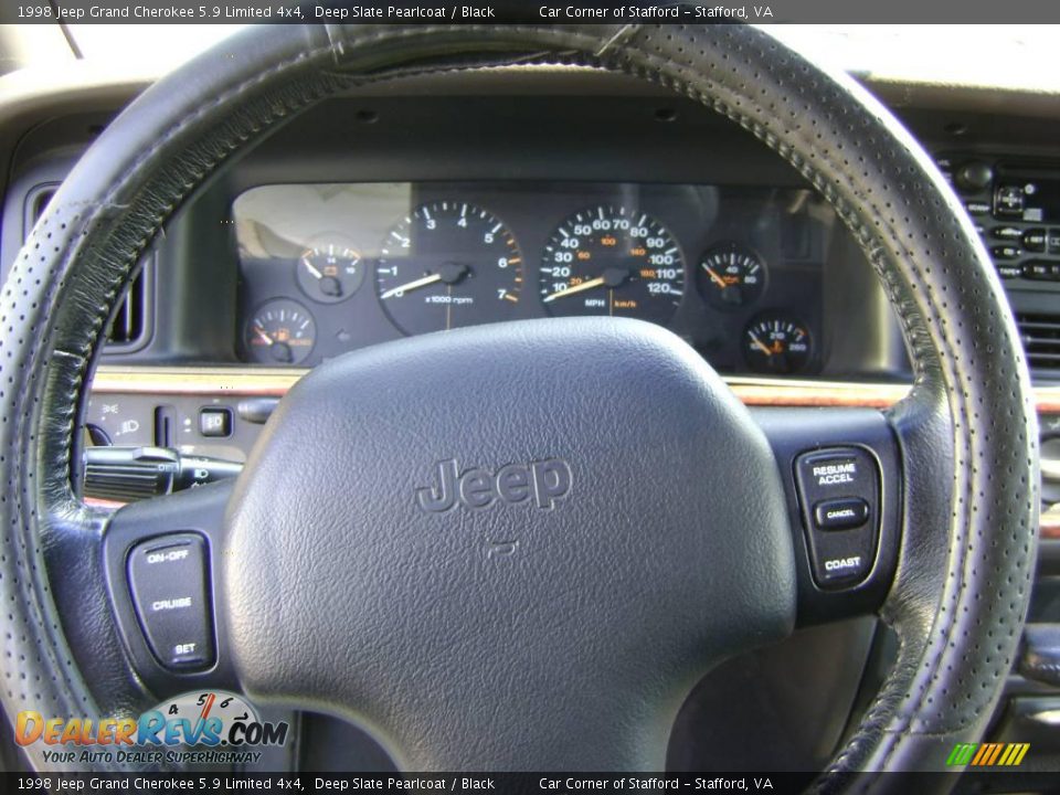 1998 Jeep Grand Cherokee 5.9 Limited 4x4 Deep Slate Pearlcoat / Black Photo #15