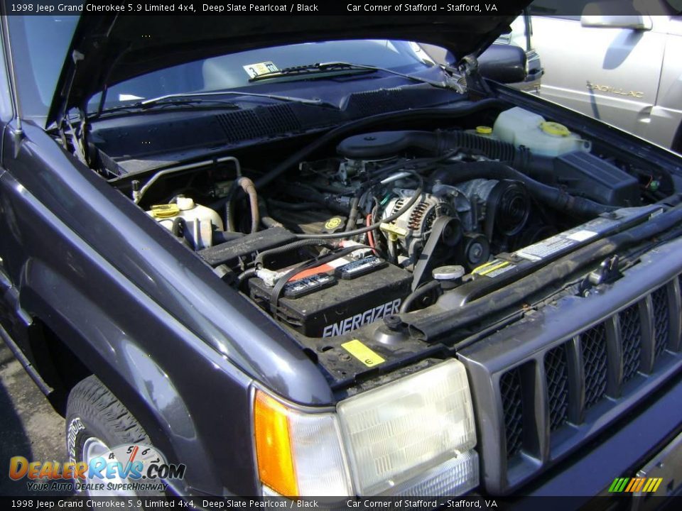1998 Jeep Grand Cherokee 5.9 Limited 4x4 Deep Slate Pearlcoat / Black Photo #22