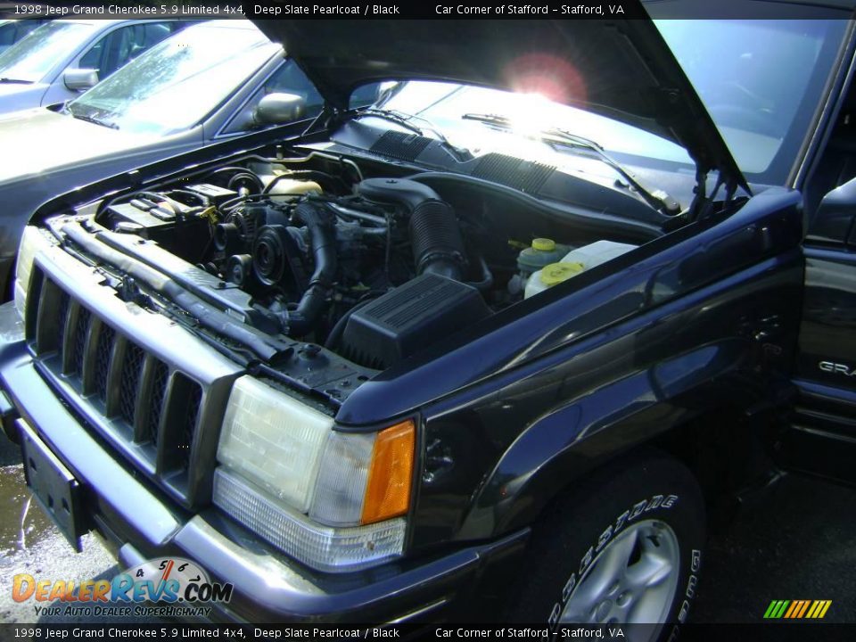 1998 Jeep Grand Cherokee 5.9 Limited 4x4 Deep Slate Pearlcoat / Black Photo #23