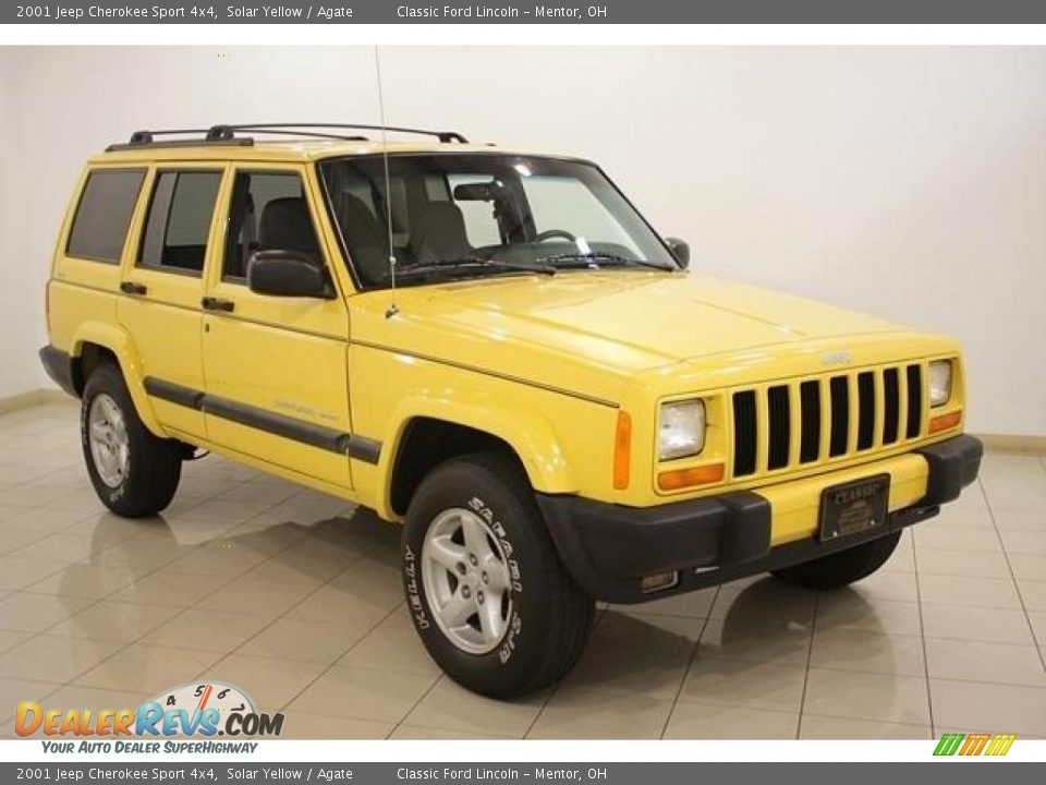 Yellow jeep cherokee sport #4