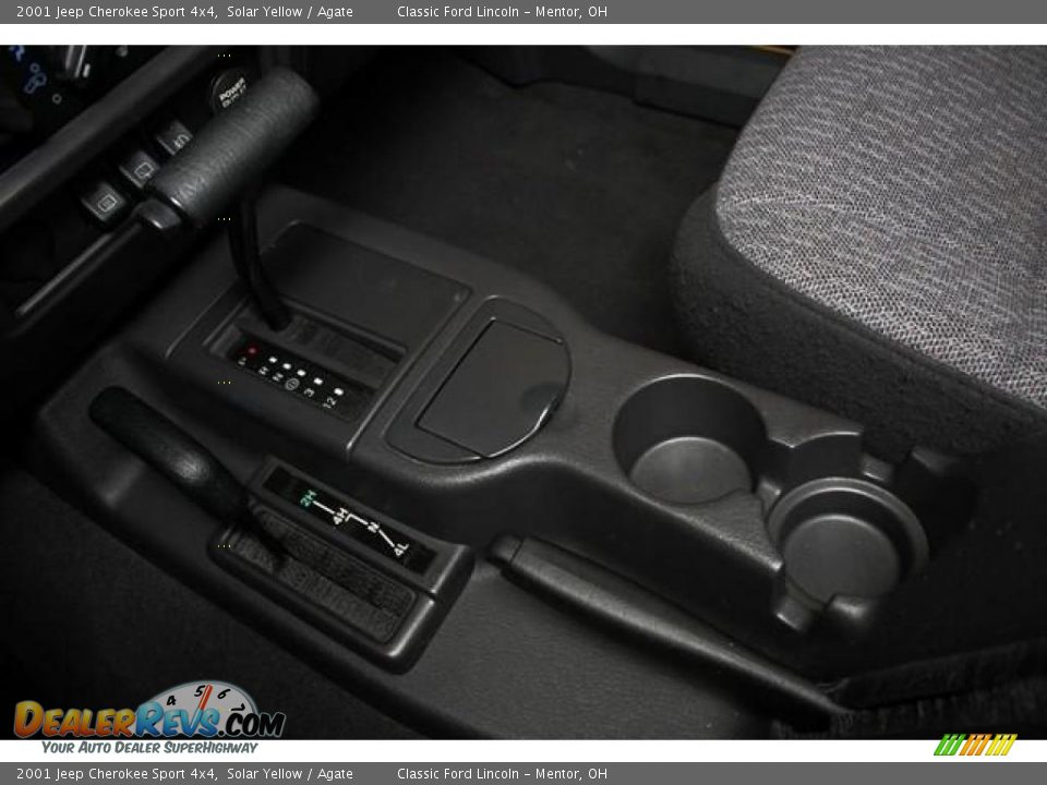 2001 Jeep Cherokee Sport 4x4 Solar Yellow / Agate Photo #13