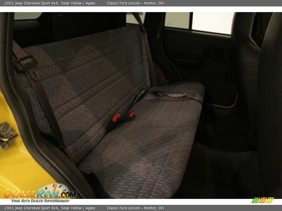 2001 Jeep Cherokee Sport 4x4 Solar Yellow / Agate Photo #15