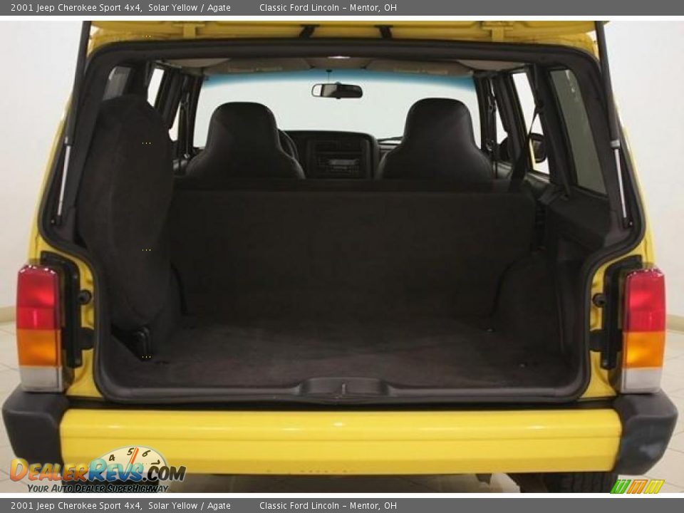 2001 Jeep Cherokee Sport 4x4 Solar Yellow / Agate Photo #17
