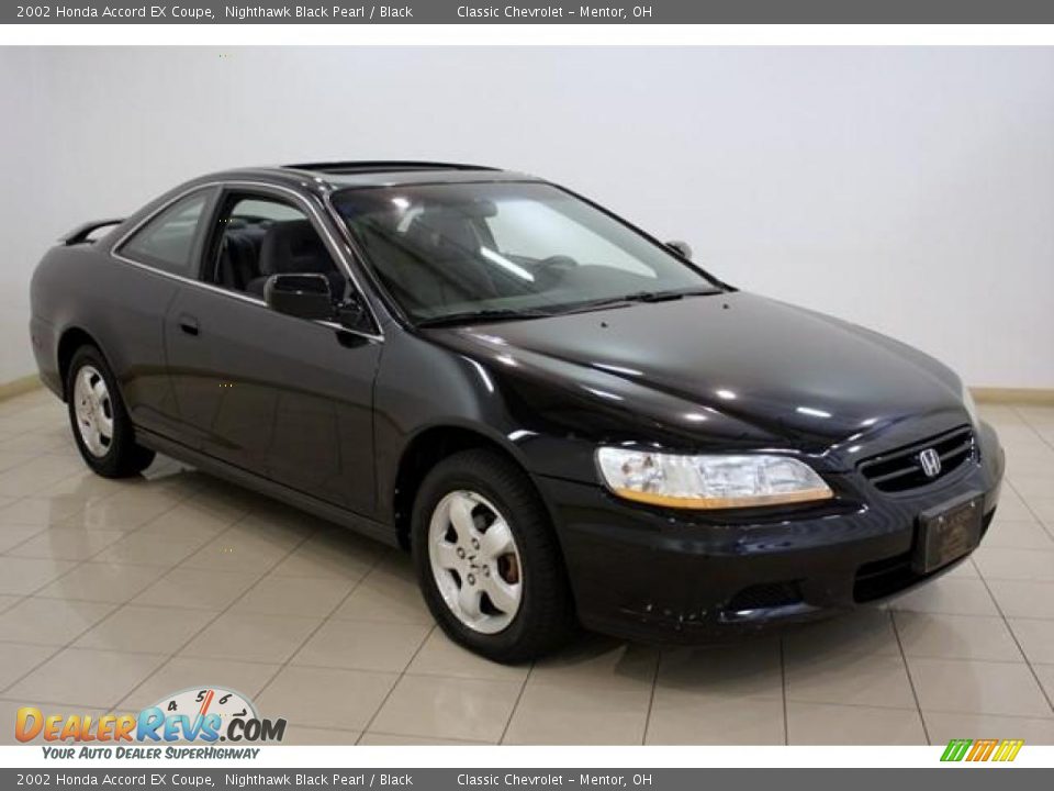 2002 Black honda accord sedan #4