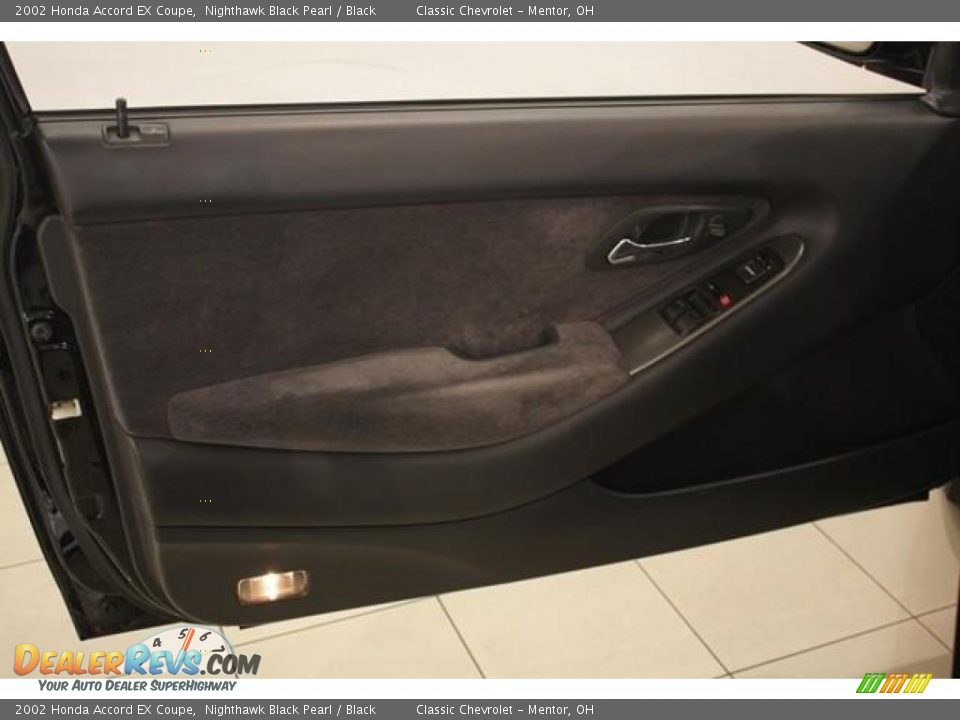 2002 Honda Accord EX Coupe Nighthawk Black Pearl / Black Photo #7