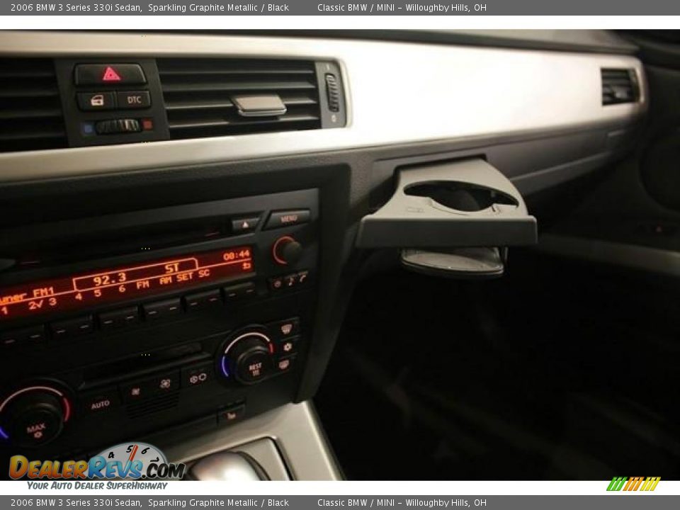 2006 BMW 3 Series 330i Sedan Sparkling Graphite Metallic / Black Photo #16