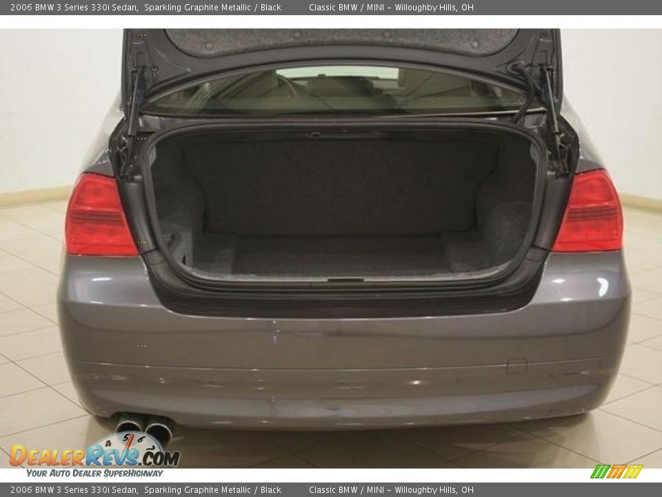 2006 BMW 3 Series 330i Sedan Sparkling Graphite Metallic / Black Photo #21