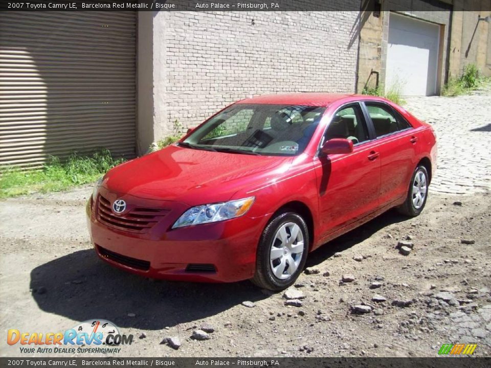 2007 Toyota Camry LE Barcelona Red Metallic / Bisque Photo #1
