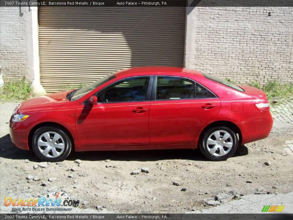 2007 Toyota Camry LE Barcelona Red Metallic / Bisque Photo #2