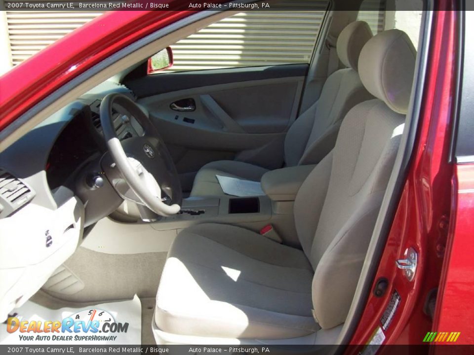 2007 Toyota Camry LE Barcelona Red Metallic / Bisque Photo #8