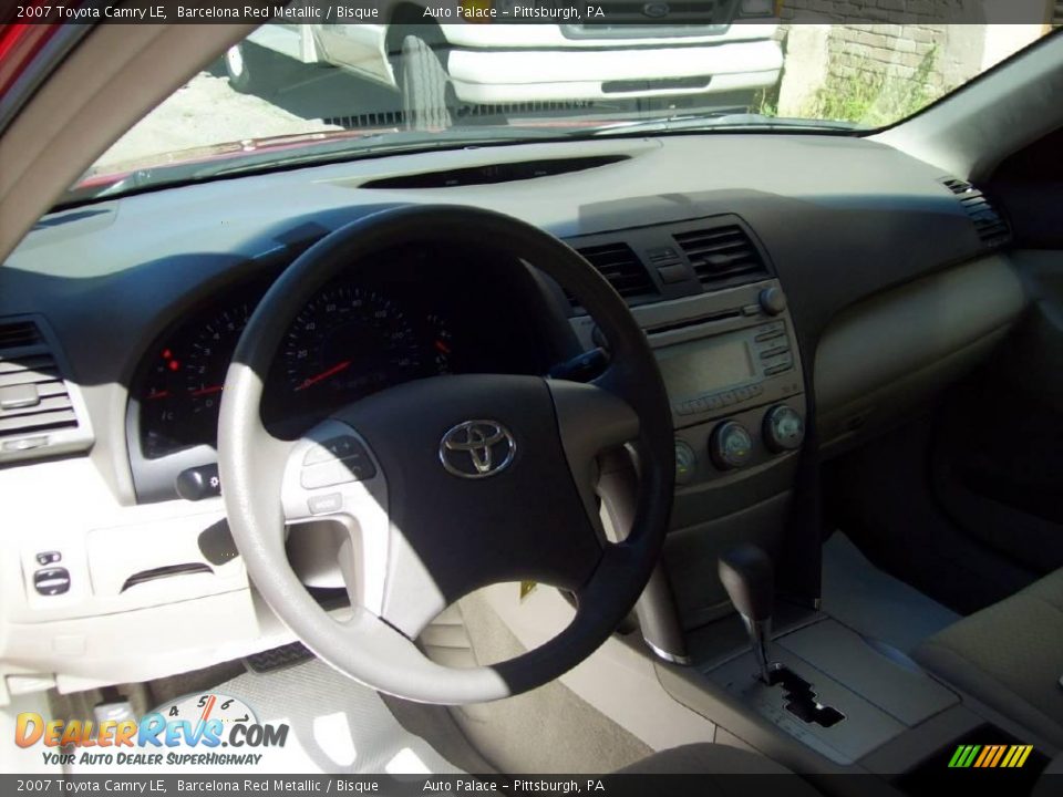 2007 Toyota Camry LE Barcelona Red Metallic / Bisque Photo #9