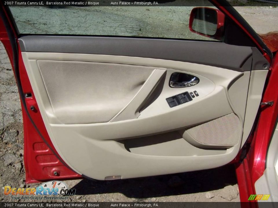 2007 Toyota Camry LE Barcelona Red Metallic / Bisque Photo #10