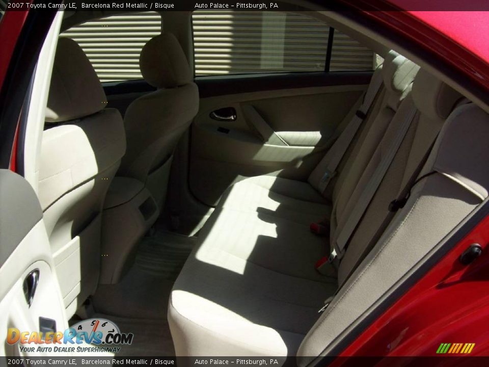 2007 Toyota Camry LE Barcelona Red Metallic / Bisque Photo #11