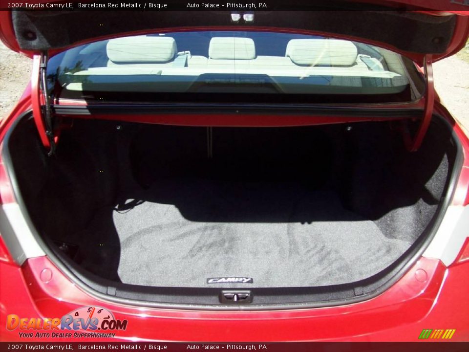 2007 Toyota Camry LE Barcelona Red Metallic / Bisque Photo #12