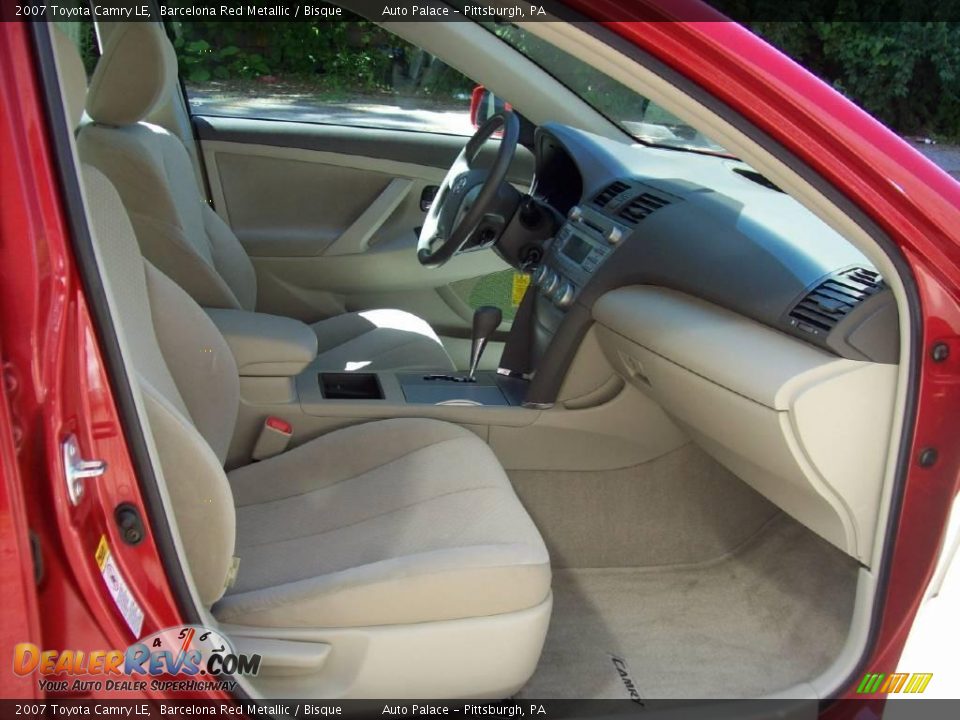 2007 Toyota Camry LE Barcelona Red Metallic / Bisque Photo #14