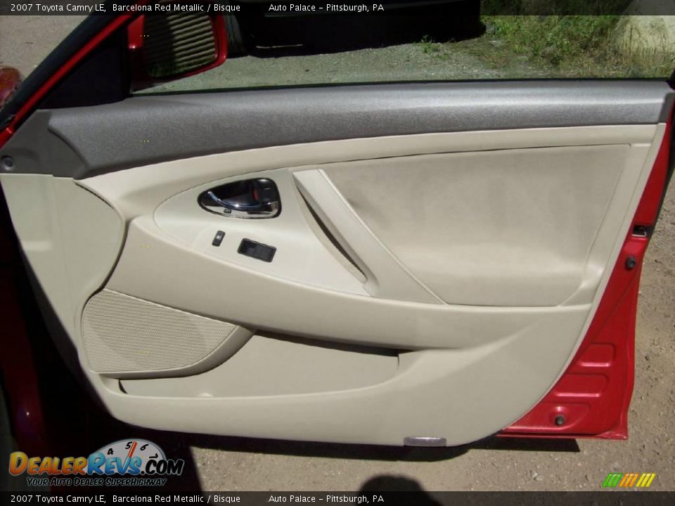 2007 Toyota Camry LE Barcelona Red Metallic / Bisque Photo #15