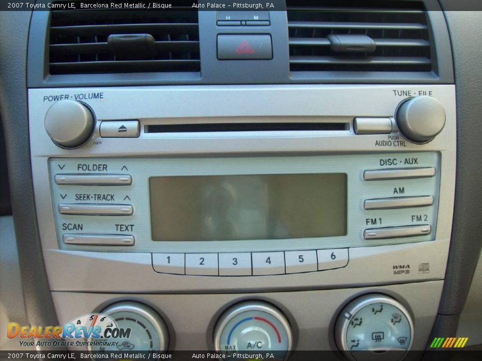 2007 Toyota Camry LE Barcelona Red Metallic / Bisque Photo #17