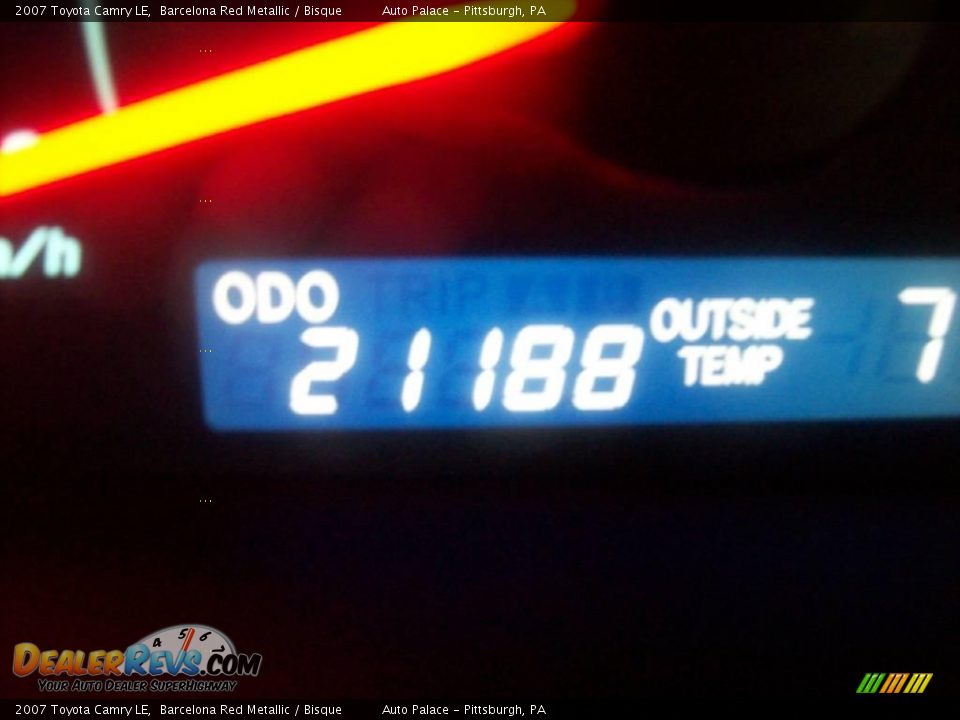2007 Toyota Camry LE Barcelona Red Metallic / Bisque Photo #19
