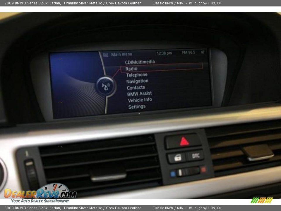 2009 BMW 3 Series 328xi Sedan Titanium Silver Metallic / Grey Dakota Leather Photo #12