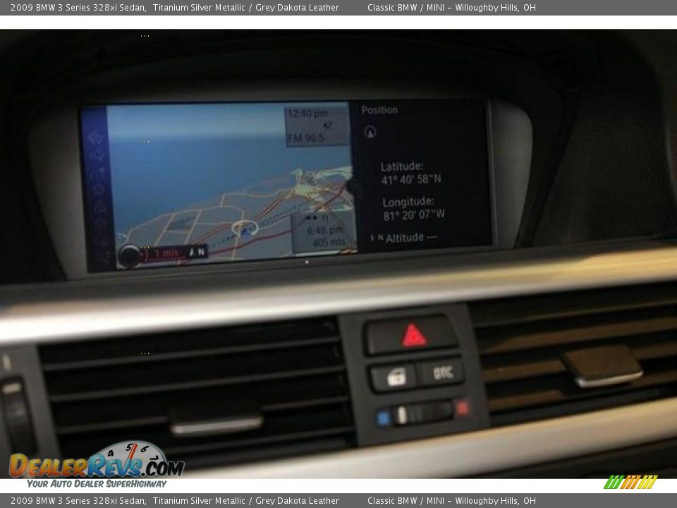 2009 BMW 3 Series 328xi Sedan Titanium Silver Metallic / Grey Dakota Leather Photo #15