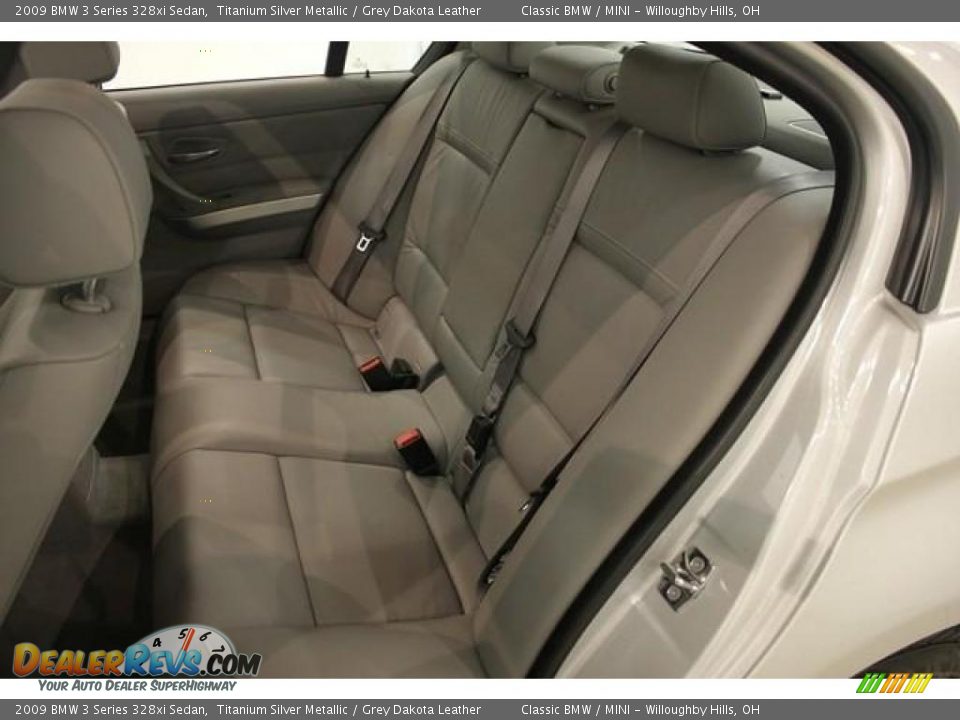 2009 BMW 3 Series 328xi Sedan Titanium Silver Metallic / Grey Dakota Leather Photo #21