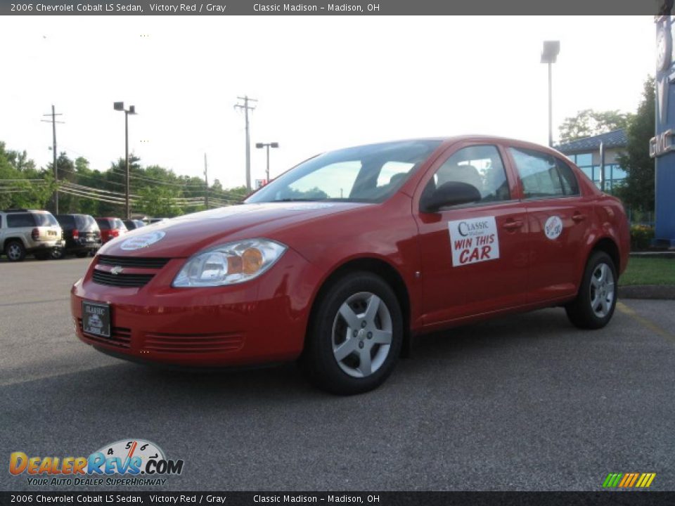 2006 Chevrolet Cobalt LS Sedan Victory Red / Gray Photo #1