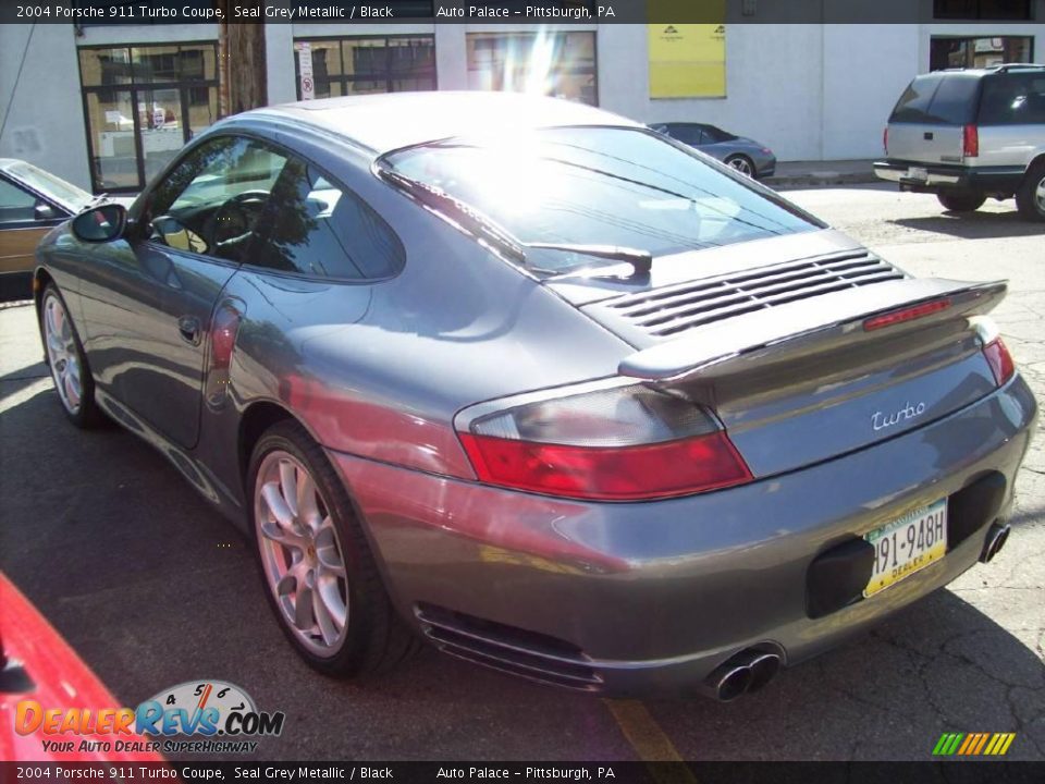 2004 Porsche 911 Turbo Coupe Seal Grey Metallic / Black Photo #2