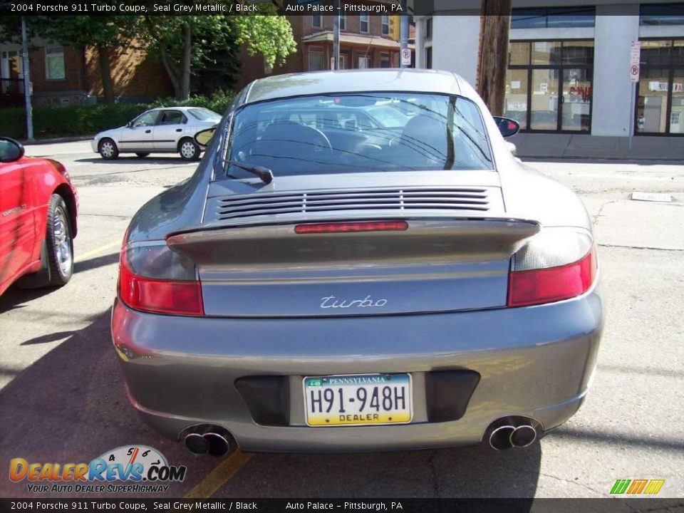 2004 Porsche 911 Turbo Coupe Seal Grey Metallic / Black Photo #3