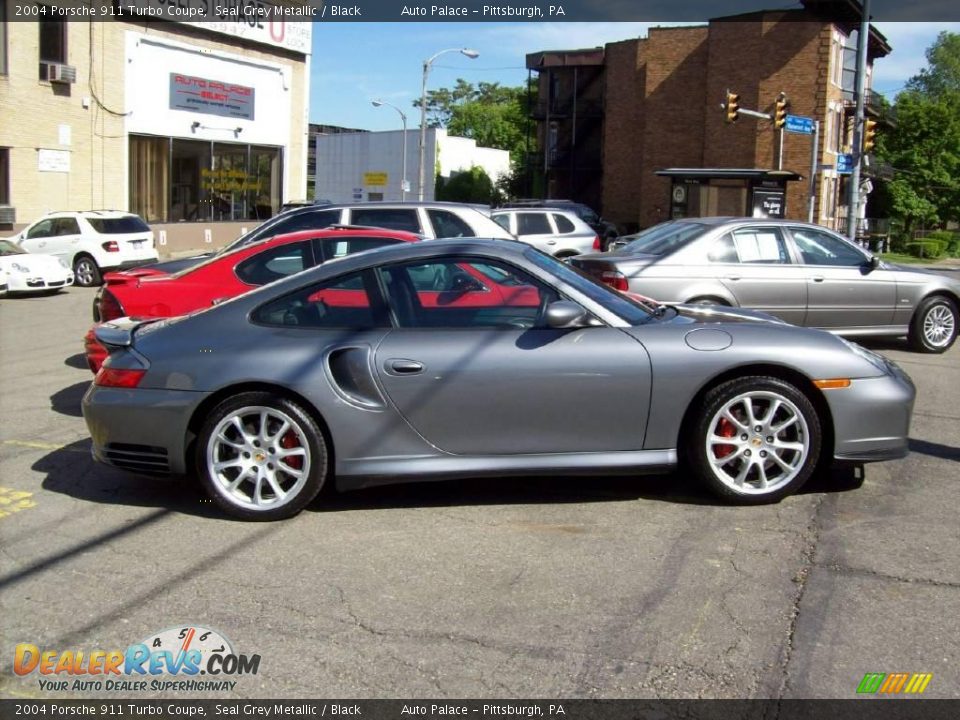 2004 Porsche 911 Turbo Coupe Seal Grey Metallic / Black Photo #5