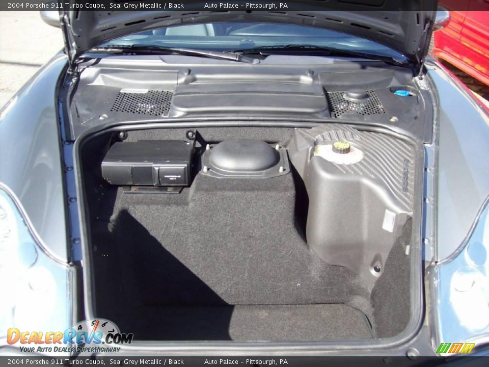 2004 Porsche 911 Turbo Coupe Seal Grey Metallic / Black Photo #13