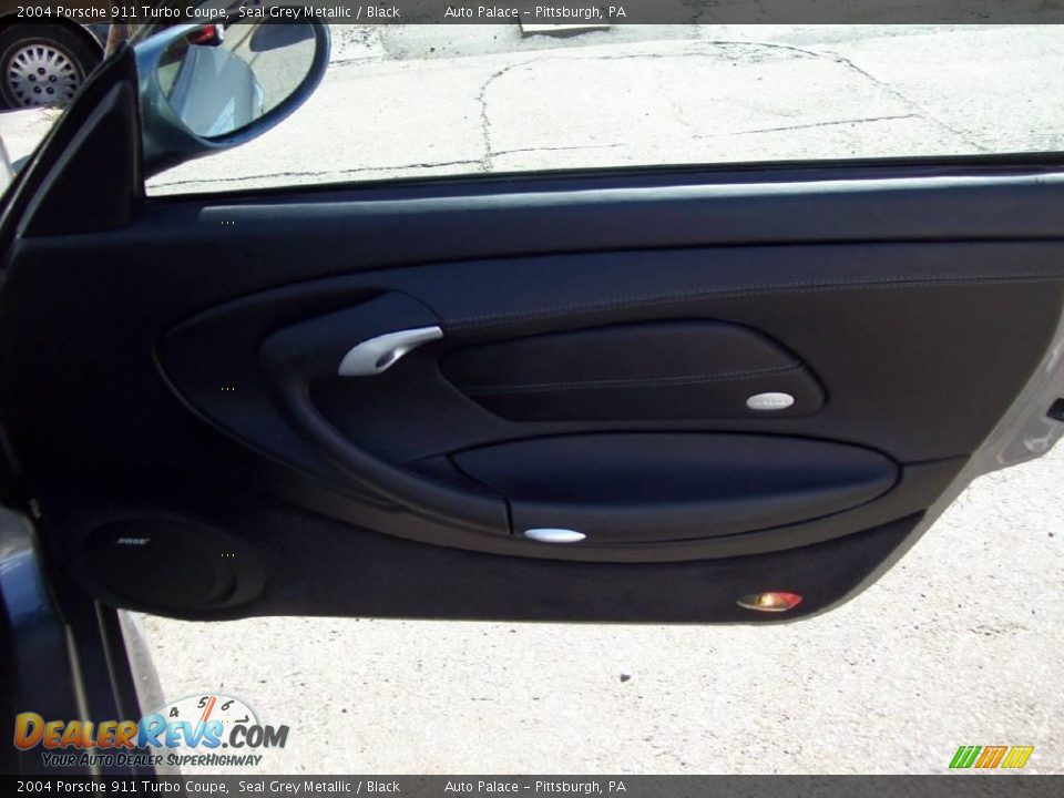 2004 Porsche 911 Turbo Coupe Seal Grey Metallic / Black Photo #15